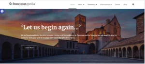 Background Screen Shot of Franciscanmedia.org