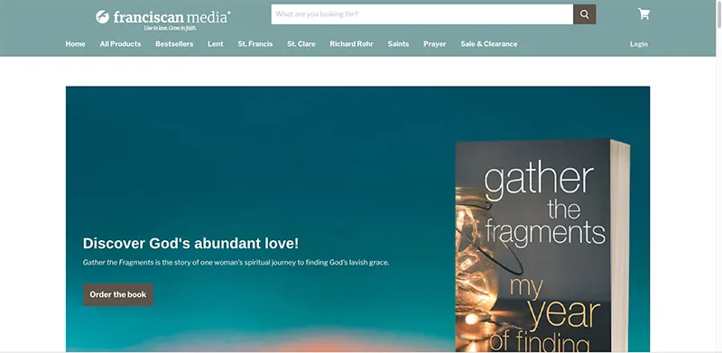 Screen Shot of shop.francsicanmedia.org