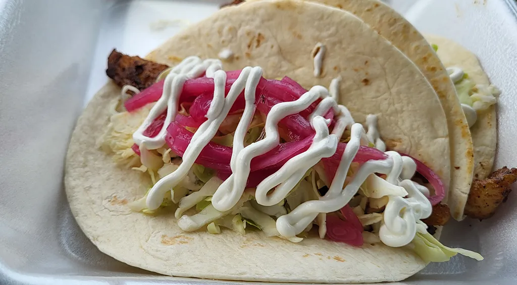 Street Kitchen's Food Truck Blackened Fish Taco